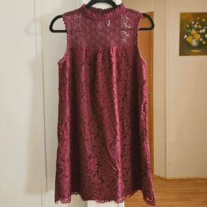 Xhilaration Lace Detail Mini Dress